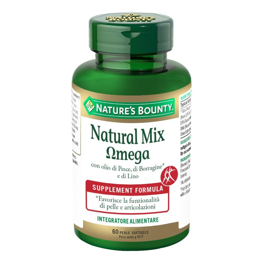 NATURE'S BOUNTY Naturalmente Mix Omega 60 Perle