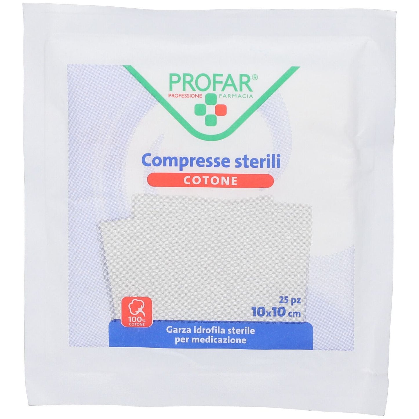 931855629 - GARZA PROFAR 10X10CM 25PZ