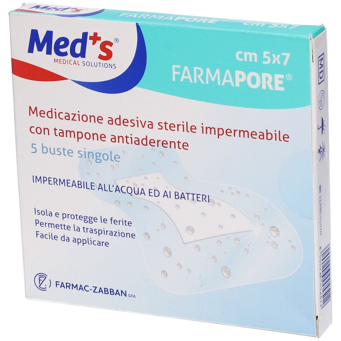 FARMAC-ZABBAN MEDS Medicaz.Ades.Sterile Imp.cm 5x7 5pz