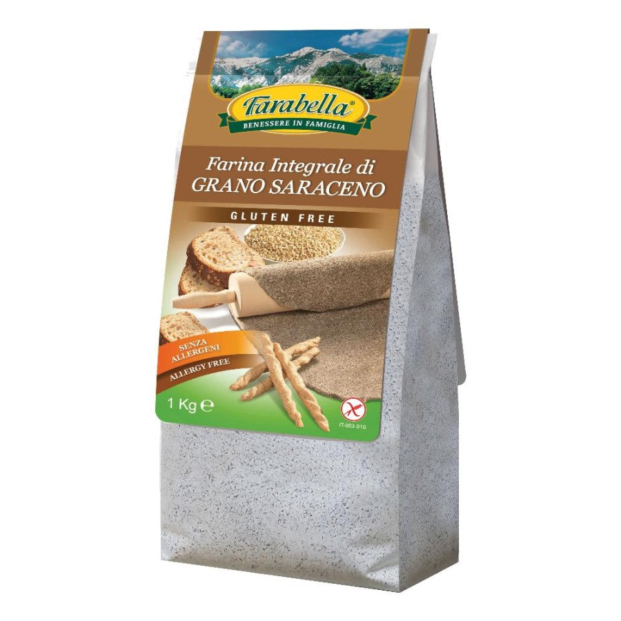 FARABELLA Farina Integrale di Grano Saraceno 1Kg