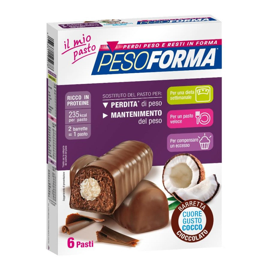 PESOFORMA Barrette Cuore Cocco 12pz