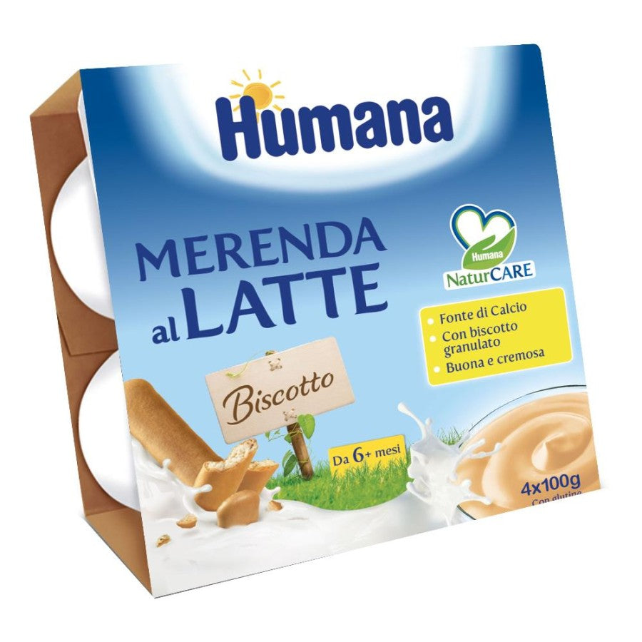 HUMANA Merenda Biscotto 4x100g