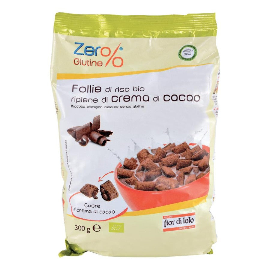 ZERO % GLUTINE Follie di riso al Cioccolato 300g