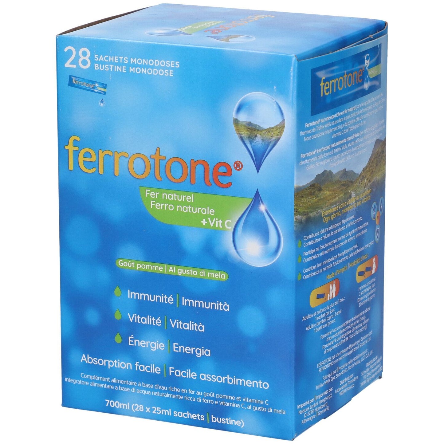 934623226 - FERROTONE APPLE 28SACCH 25ML