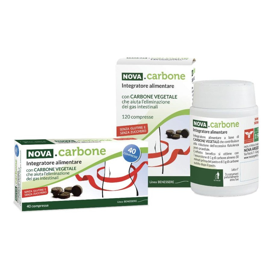 CARBONE VEGETALE NOVA 40CPR ARG