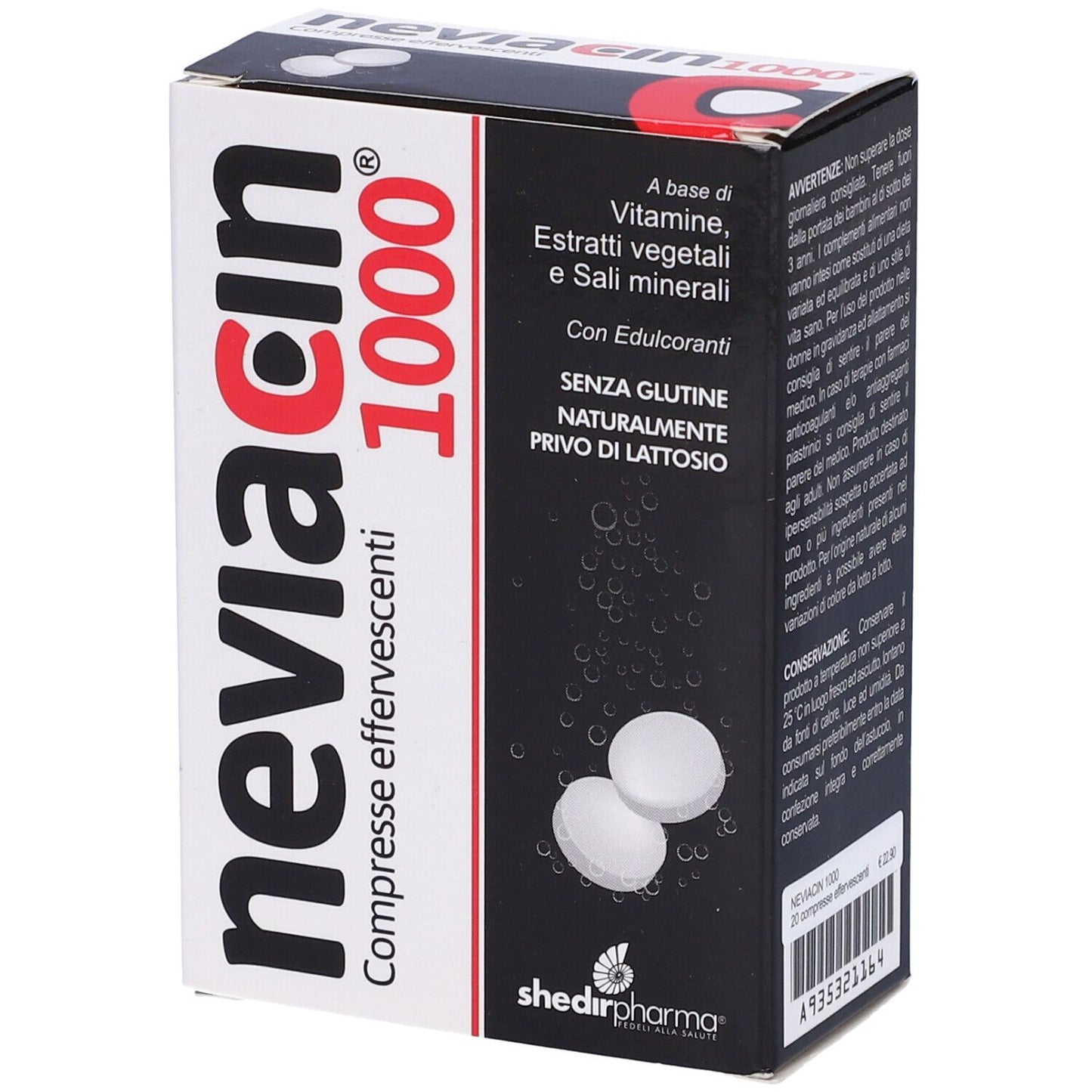 NEVIACIN 1000 20CPR EFFERV