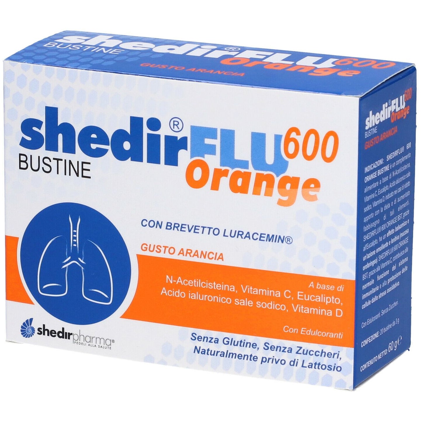 935520027 - SHEDIRFLU 600 ORANGE 20BUST