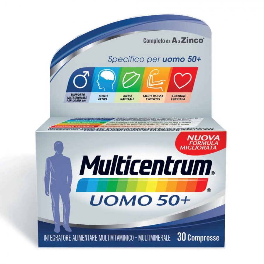 MULTICENTRUM UOMO 50+ 30CPR $