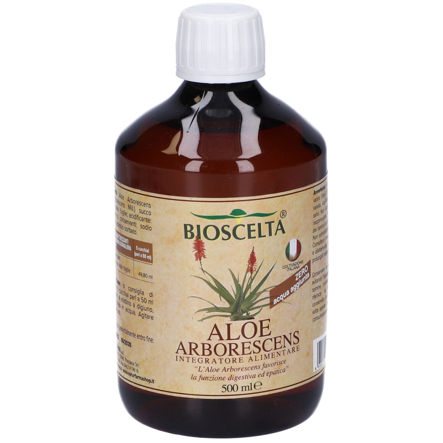 ALOE Arborescens Succo 500ml N-F