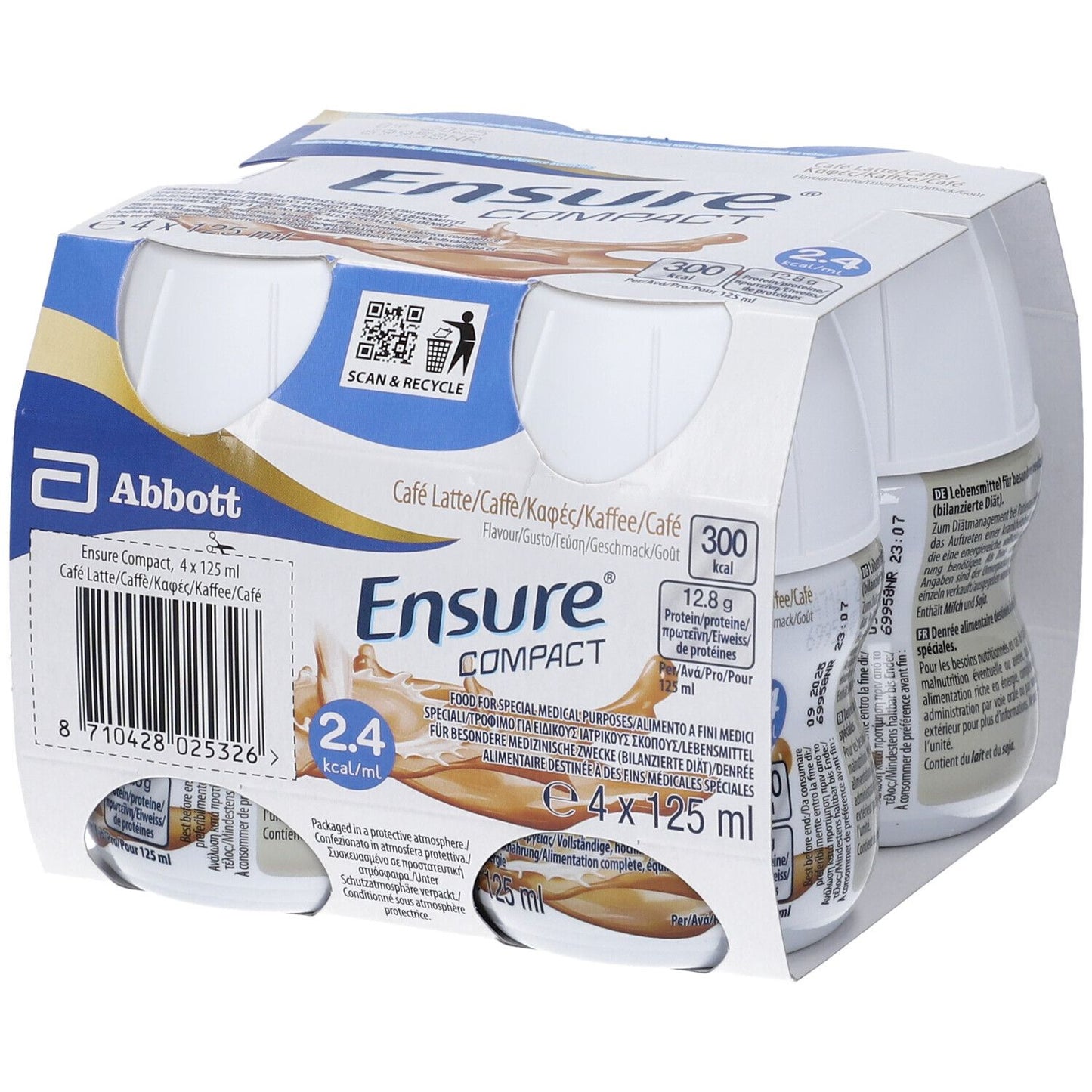 939183721 - ENSURE COMPACT CAFFE 4X125ML