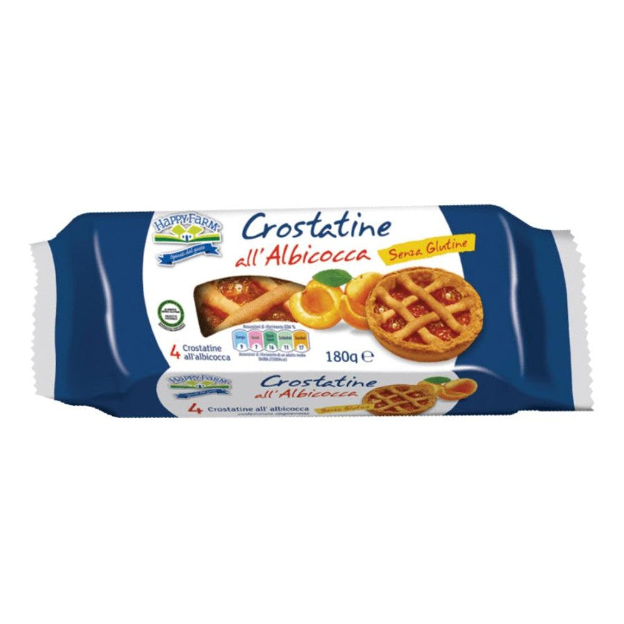 HAPPY FARM Crostata Albicocca 180g