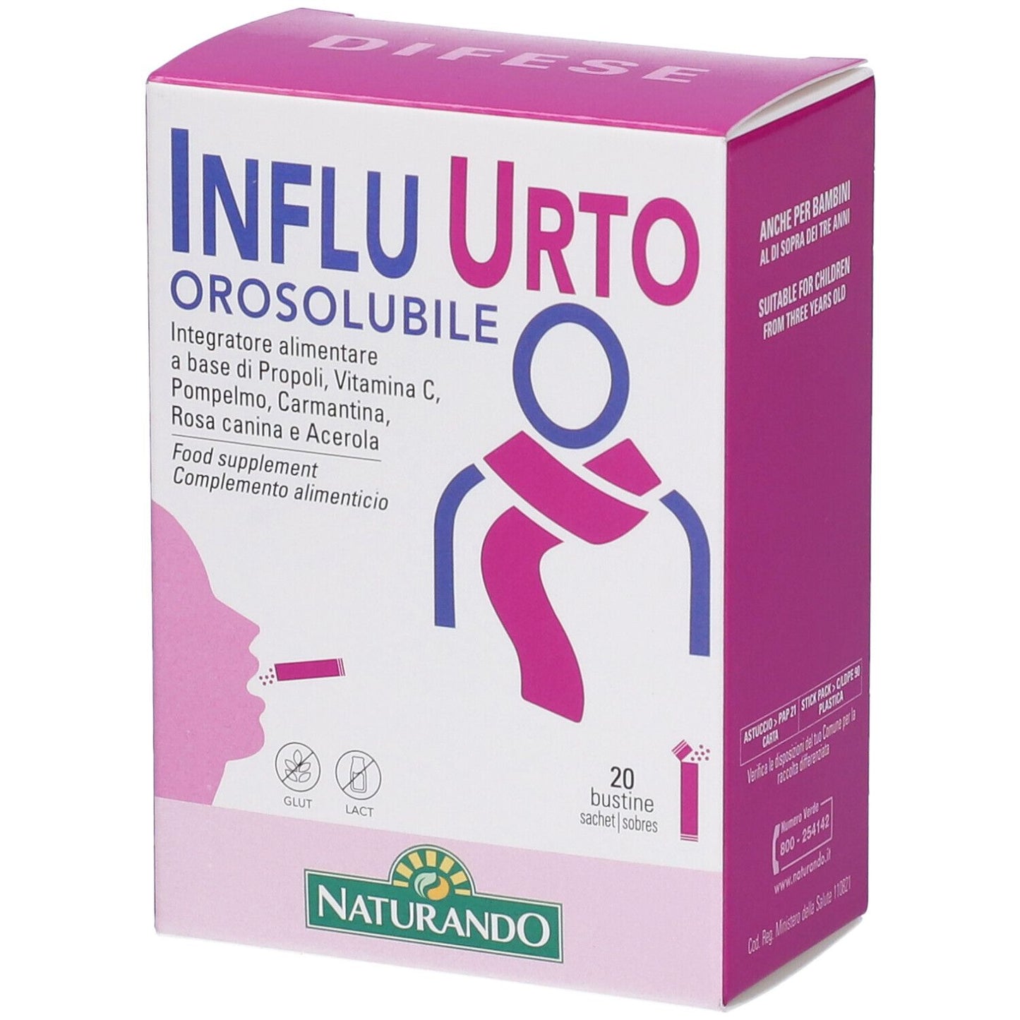 INFLU URTO OROSOLUBILE 20BUST