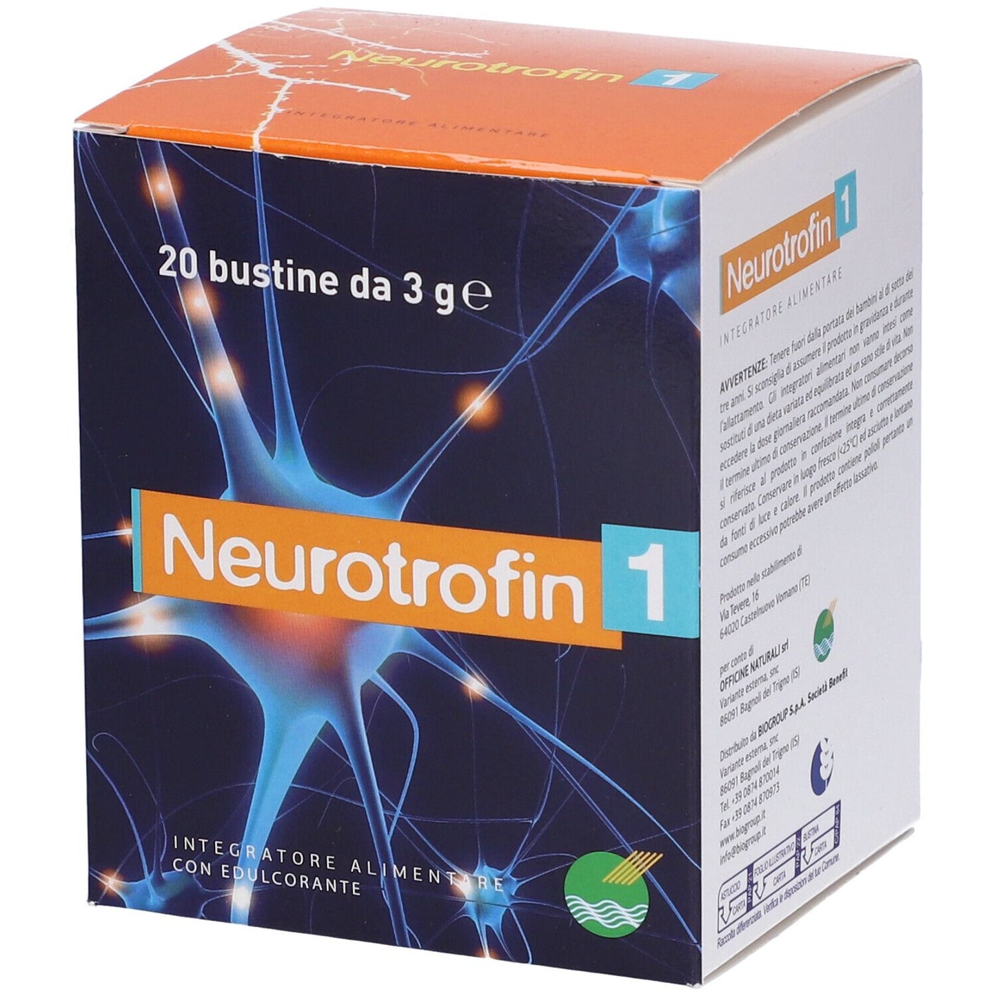 942313976 - NEUROTROFIN-1 20BUST 3G