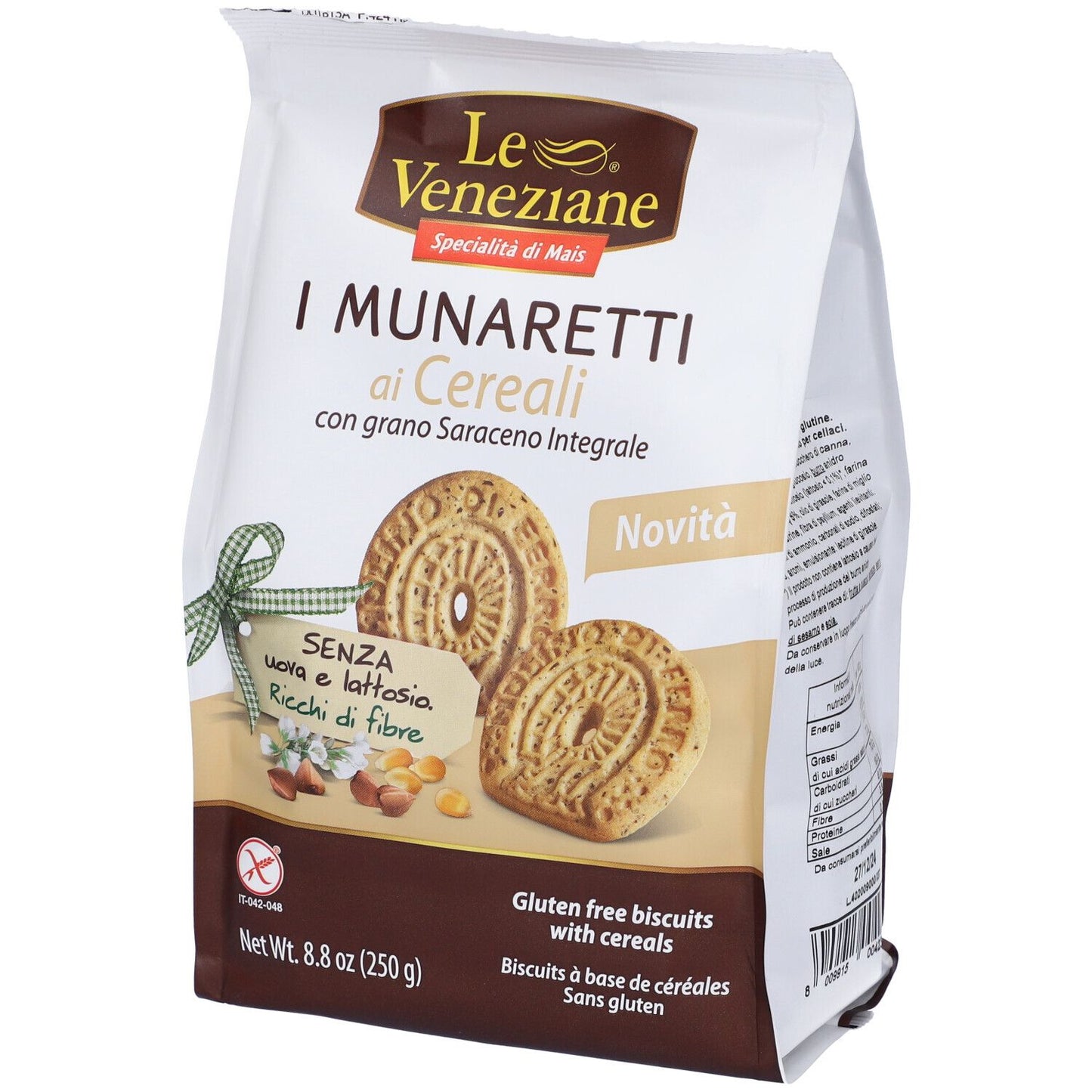 LE VENEZIANE Biscotti I Munaretti ai Cereali 250g