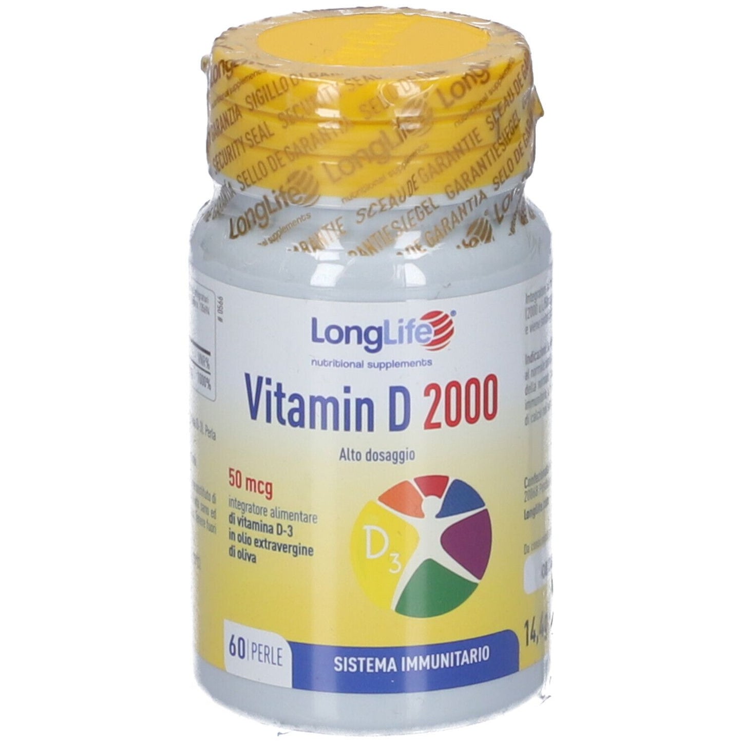 944699053 - LONGLIFE VITAMIN D2000UI 60PRL