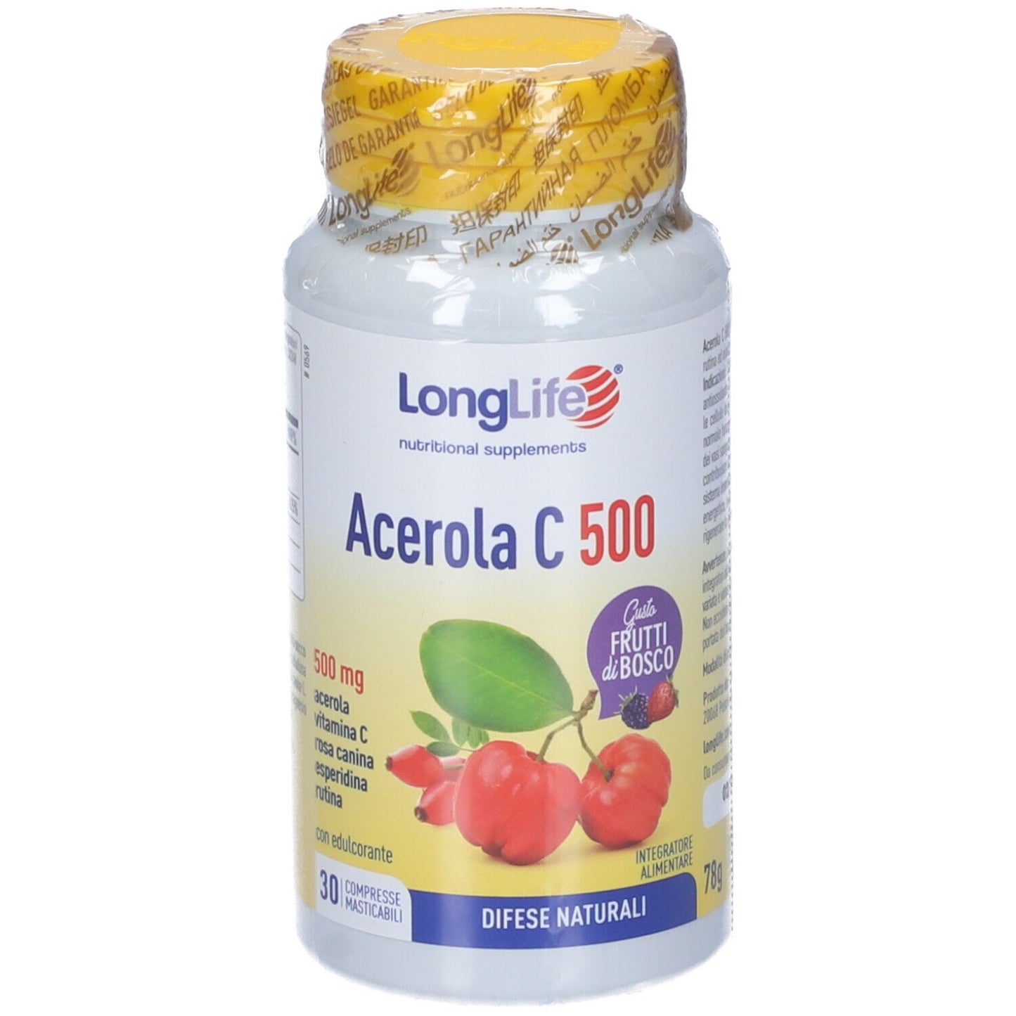 944775725 - LONGLIFE ACEROLA C500 FRUT BOS