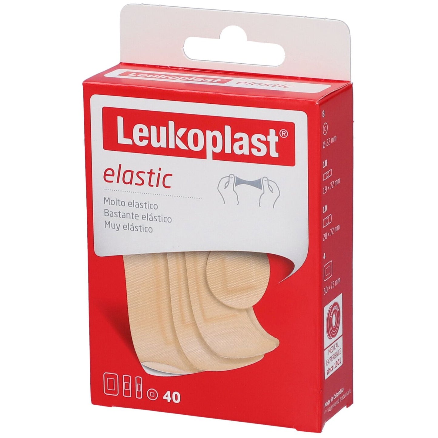 970487260 - LEUKOPLAST ELASTIC 40PZ ASSORT