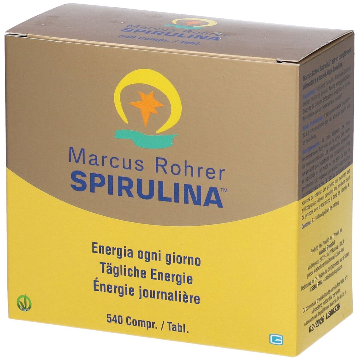 SPIRULINA MARCUS RIC 3X180CPR