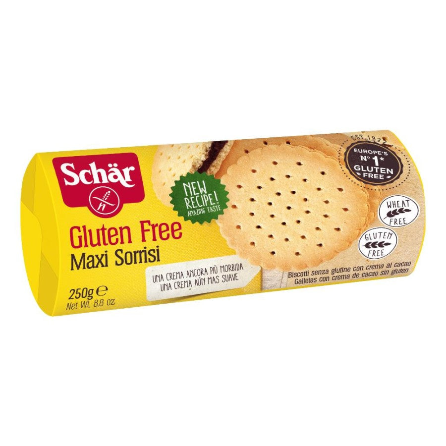 SCHAR Biscotti Maxi Sorrisi al Cacao 250g