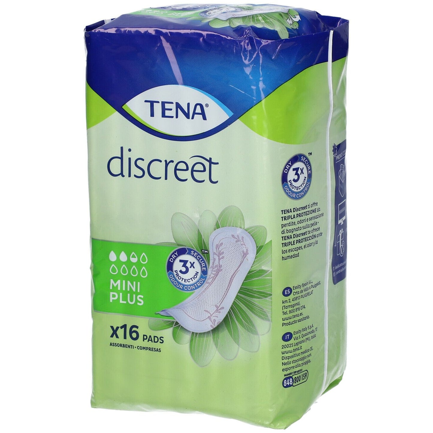 972260044 - TENA DISCREET MINI PLUS 16PZ