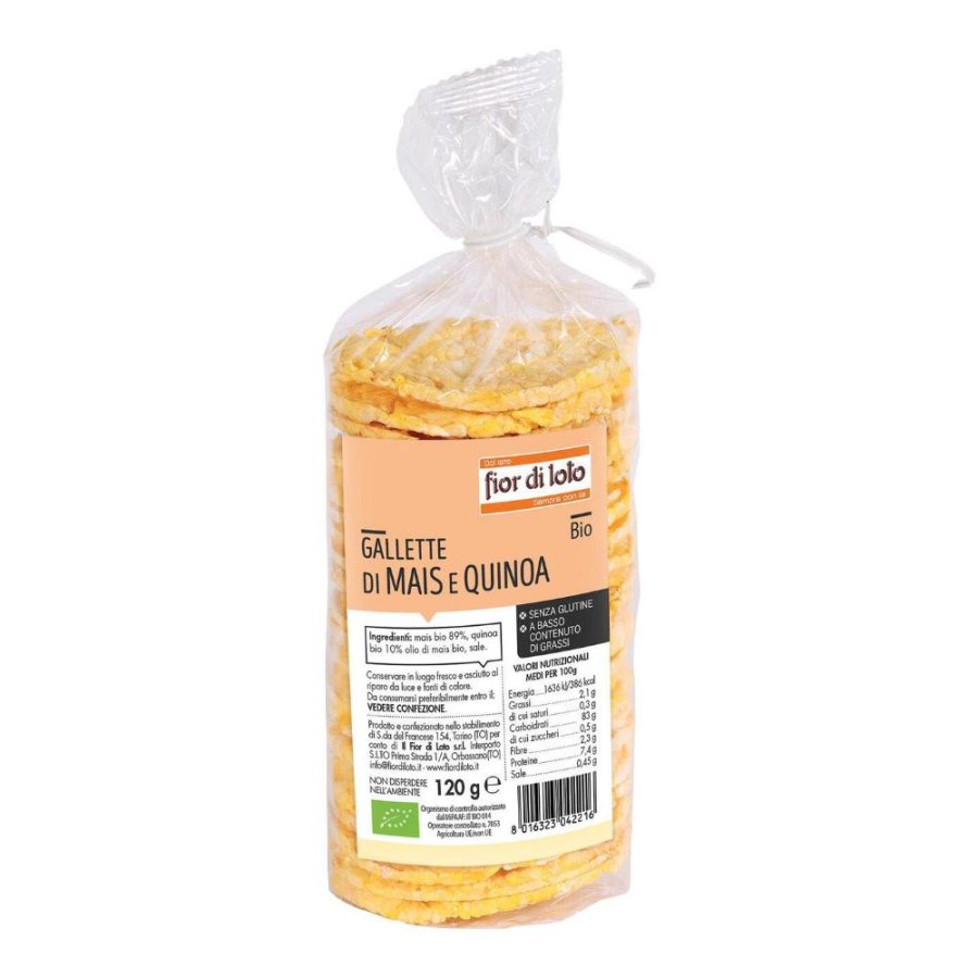 GALLETTE MAIS E QUINOA 120G