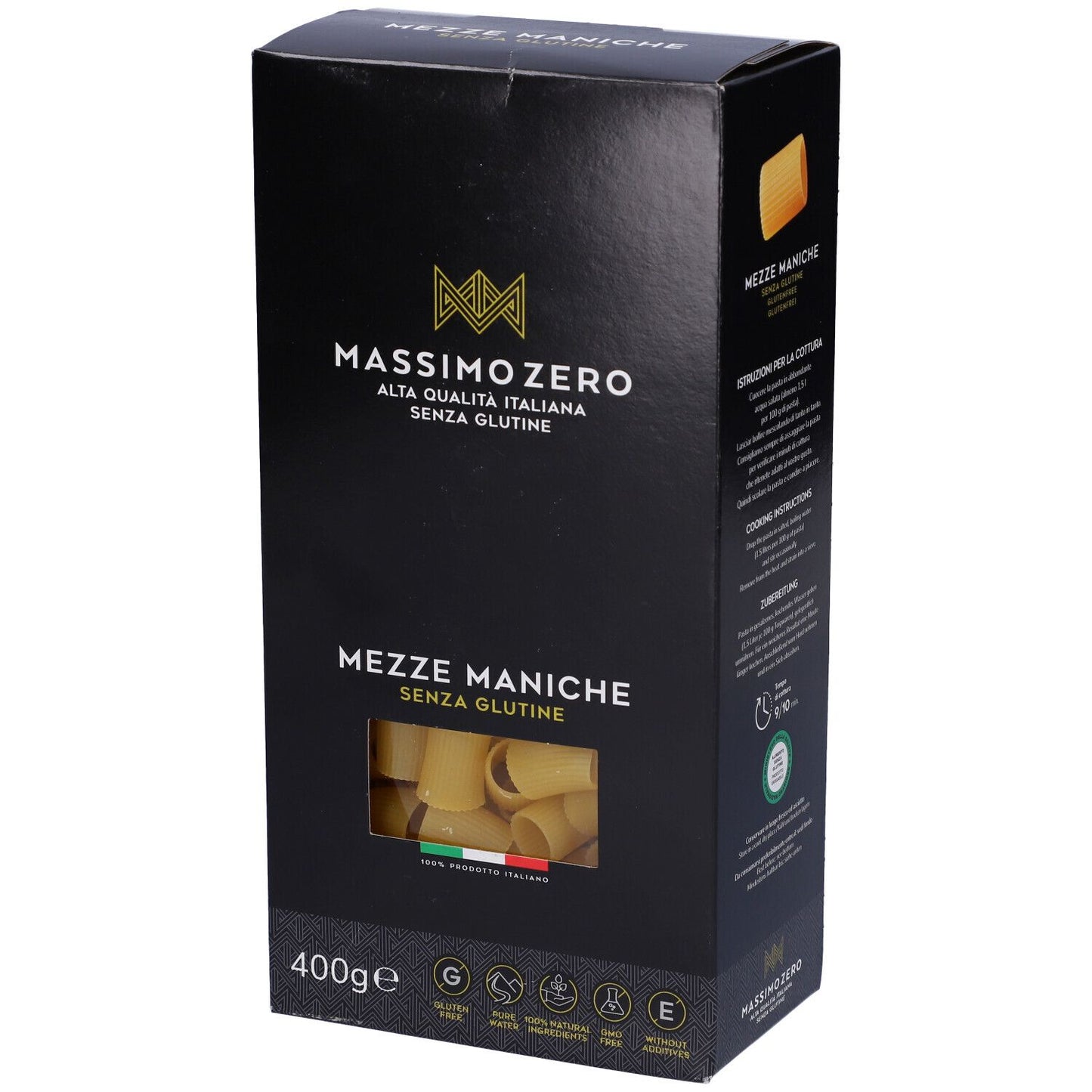MASSIMO ZERO Pasta Mezze Maniche 400g