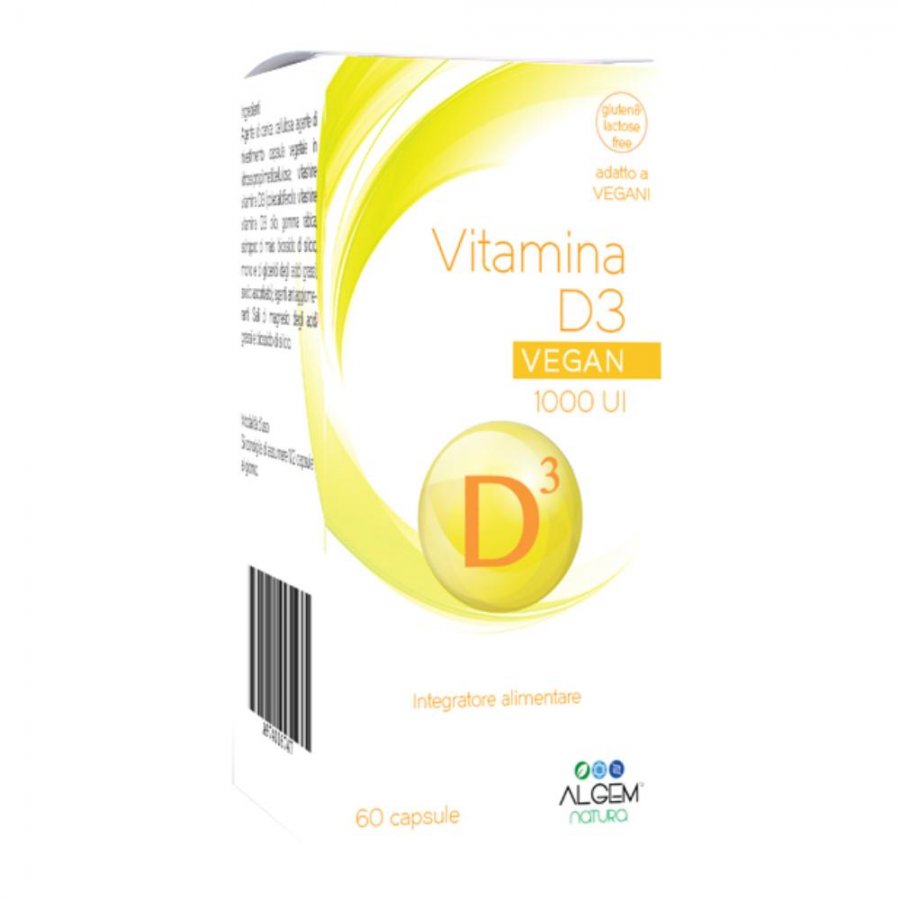 VITAMINA D3 VEGAN 1000 UI 60CP