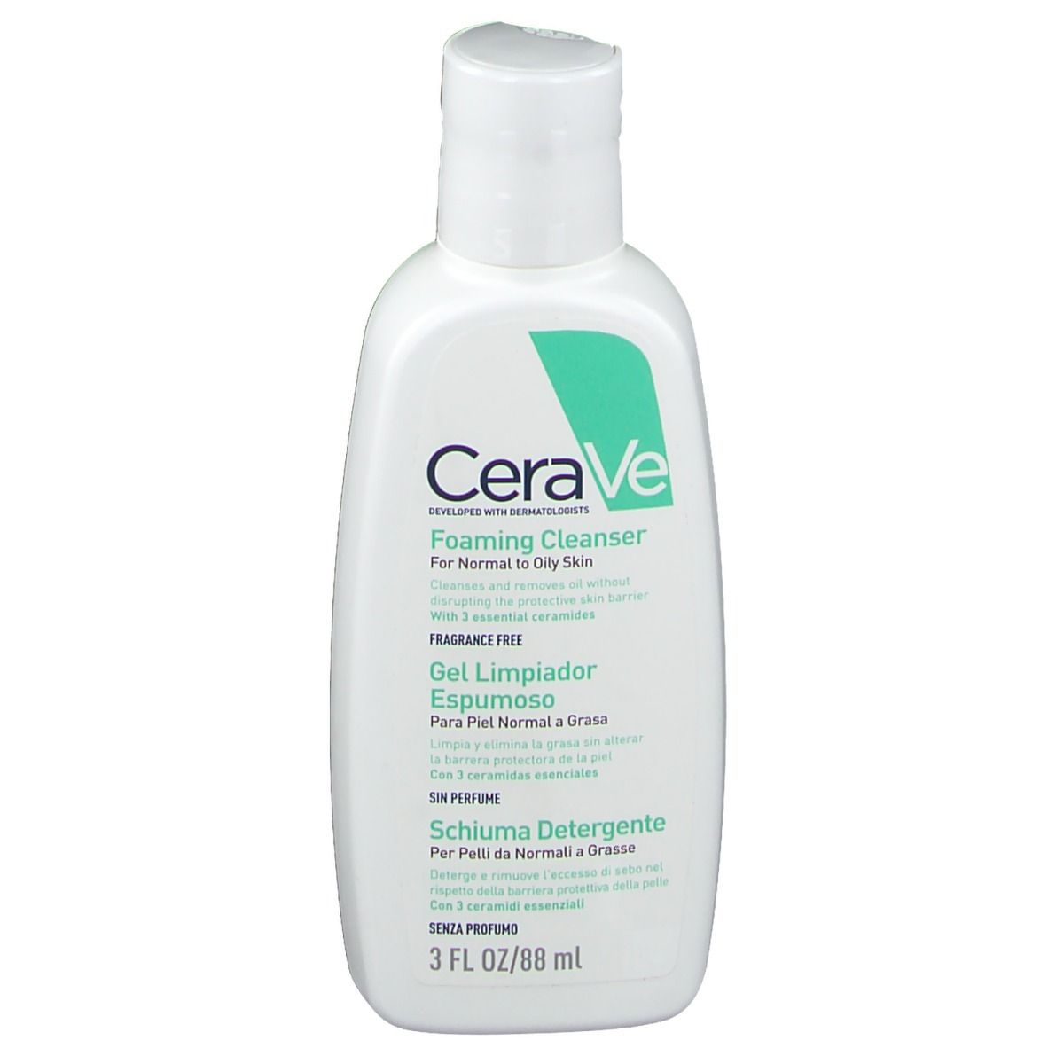 974109249 - CERAVE SCHIUMA DET VISO 88ML