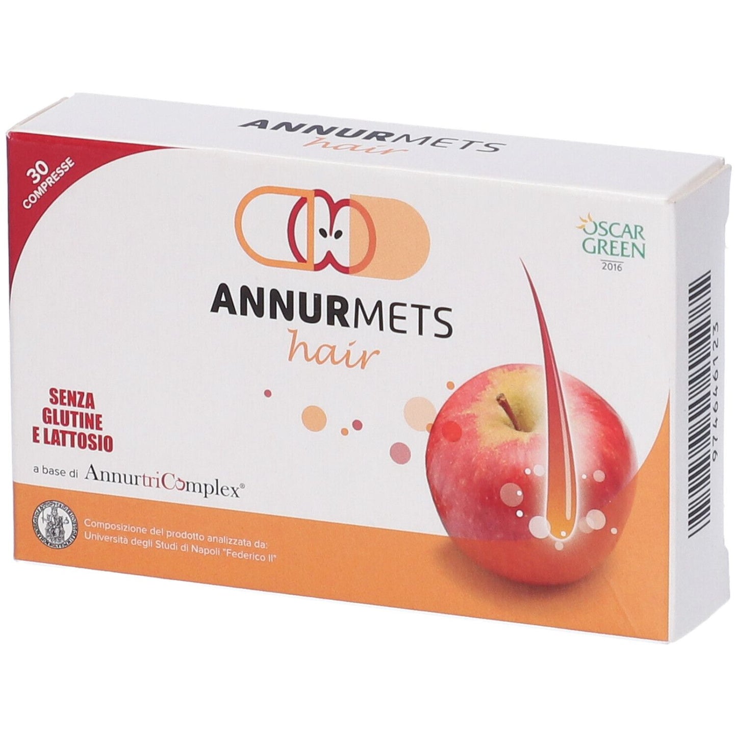 974646123 - ANNURMETS HAIR 550MG 30CPS