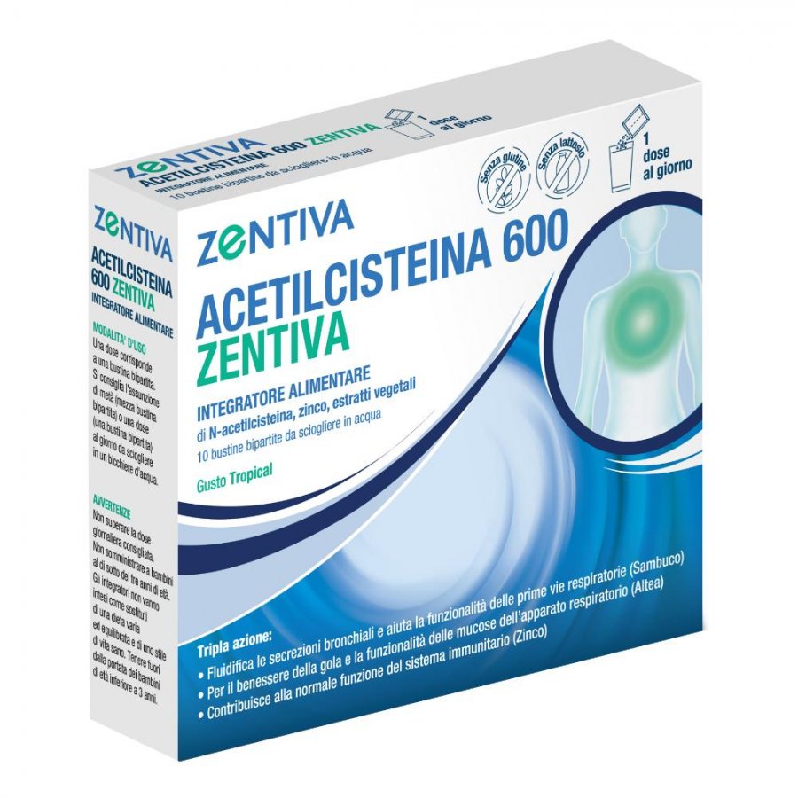 ACETILCISTEINA 600 ZENT 20BUST