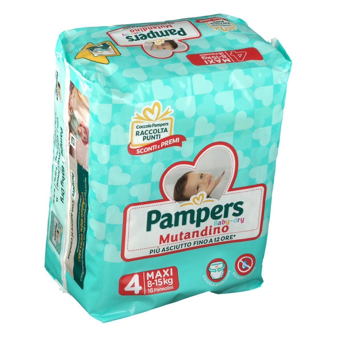 975026345 - PAMPERS BD MUT MAXI 4 S PACK16