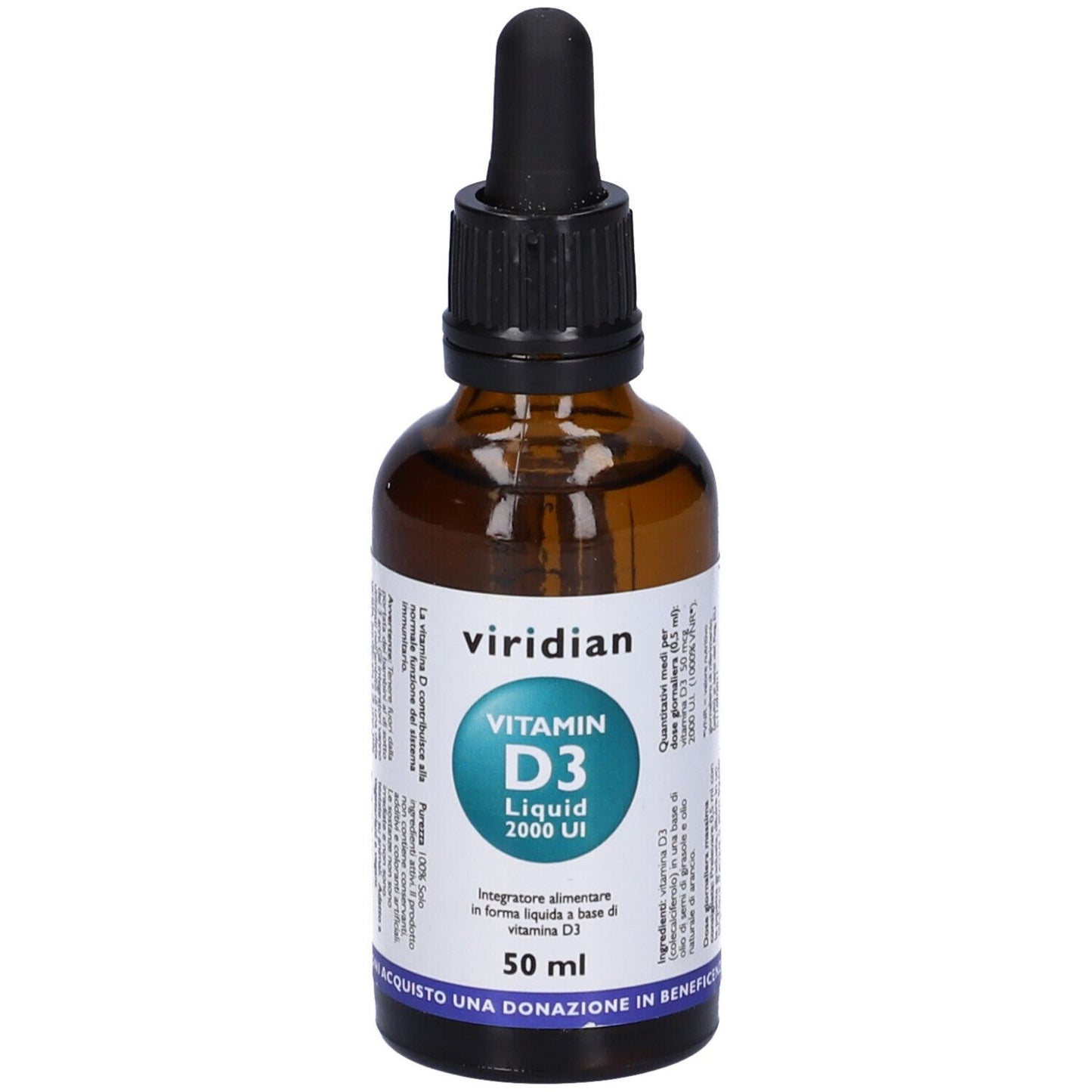 VIRIDIAN VITAMIN D3 2000UI LIQ
