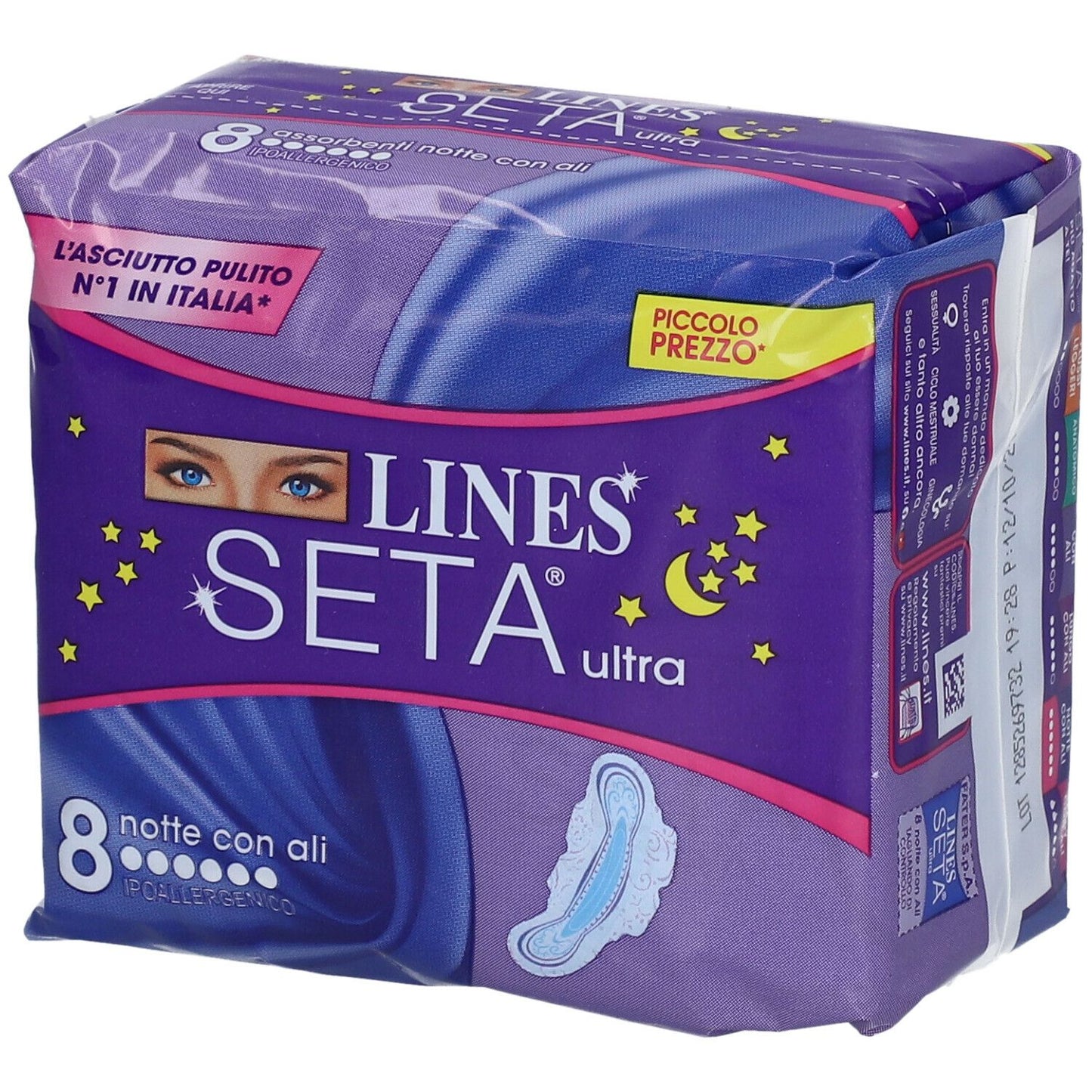 975591140 - LINES SETA ULTRA NOTTE 8PZ