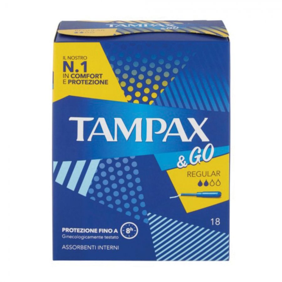 TAMPAX &GO REGULAR 18PZ