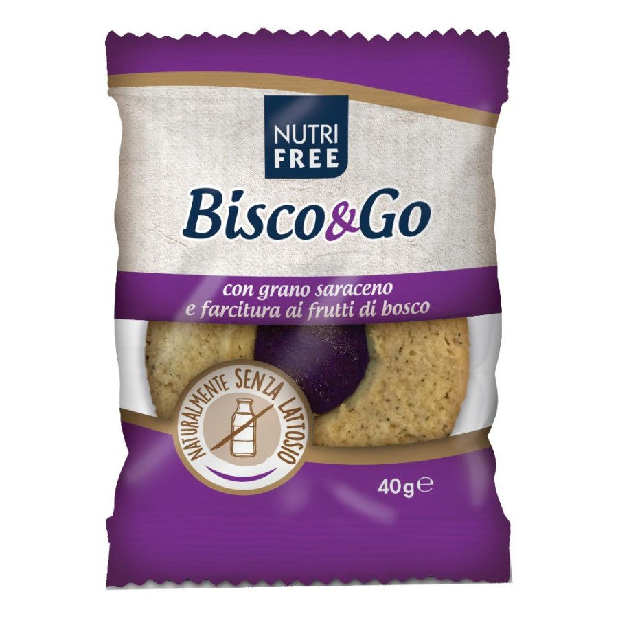 NUTRIFREE Bisco & Go Frutti di Bosco 40g