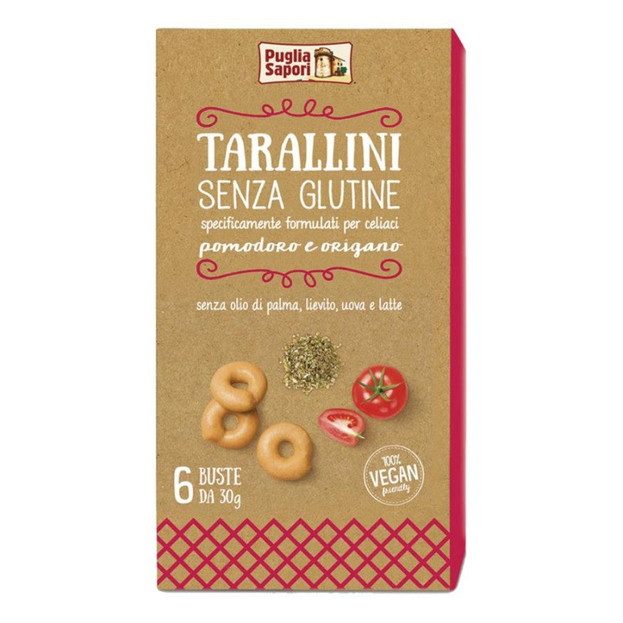 PUGLIA SAPORI Tarallini Pomodoro e Origano 180g