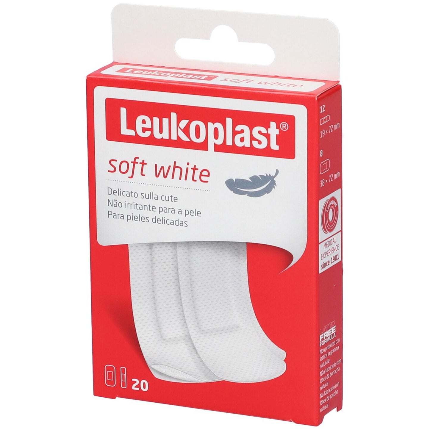 978502894 - LEUKOPLAST SOFT WHITE 20PZ ASS