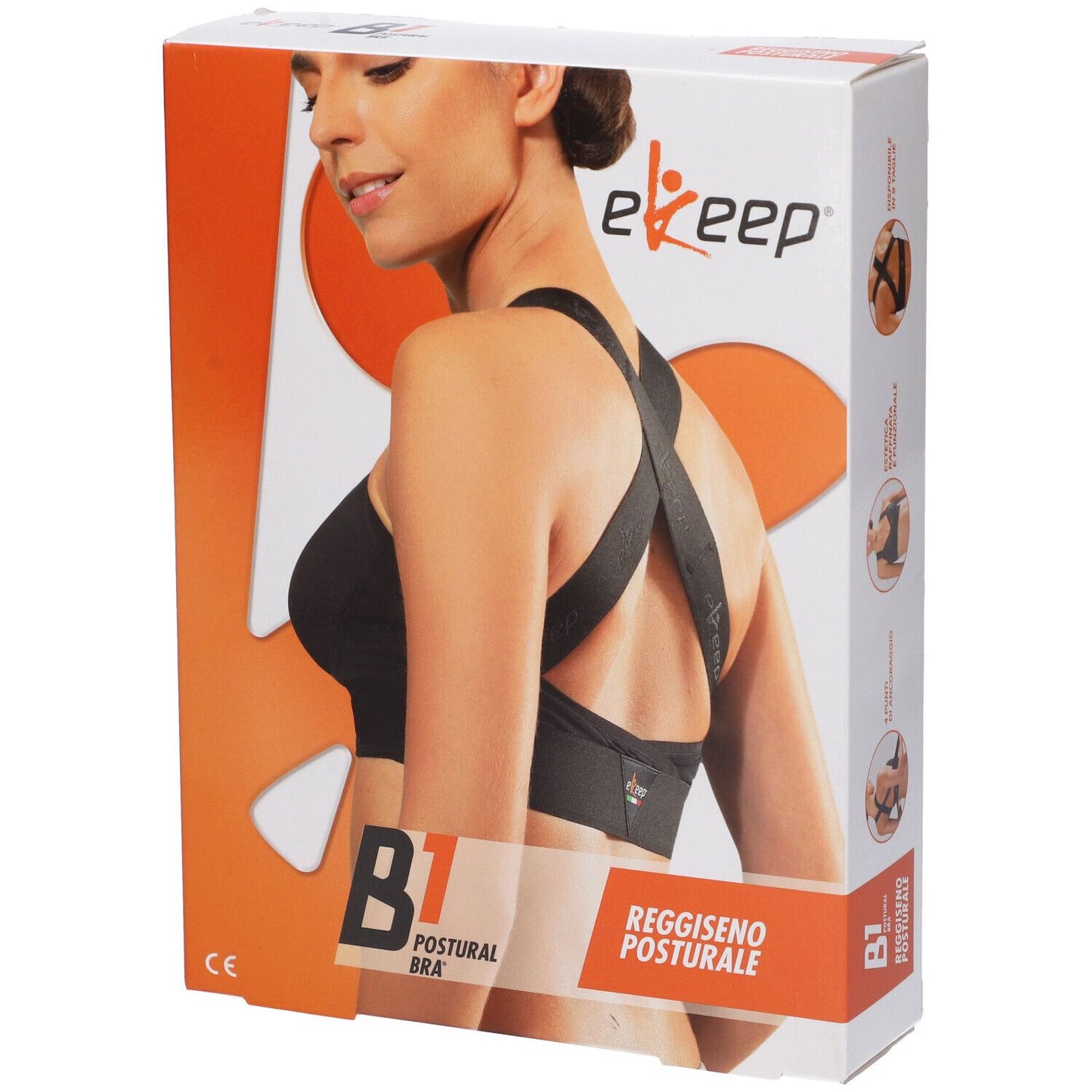 EKEEP B1 POSTURAL BRA BIANCO 6
