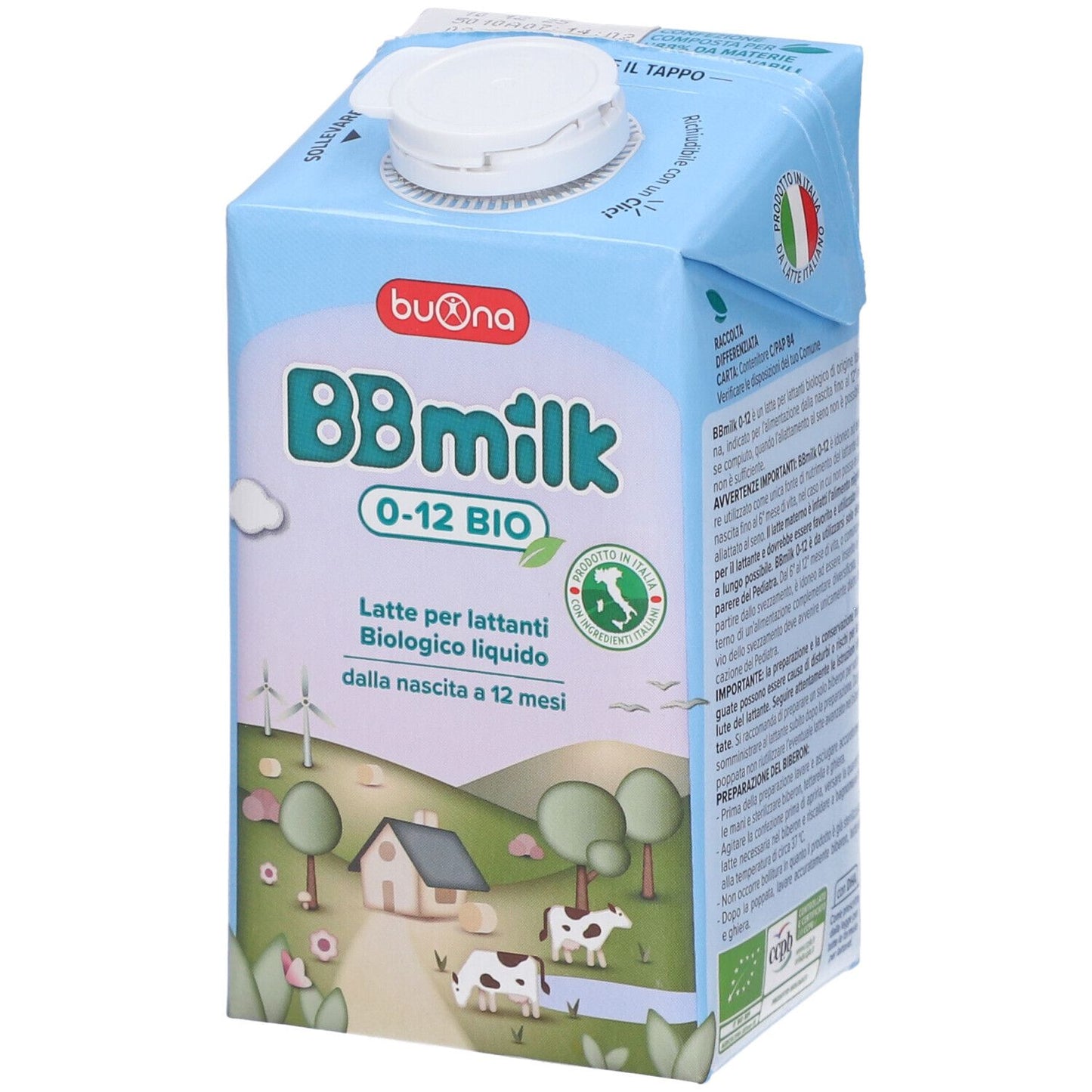 980258180 - BBMILK 0-12 BIO LIQUIDO 500ML