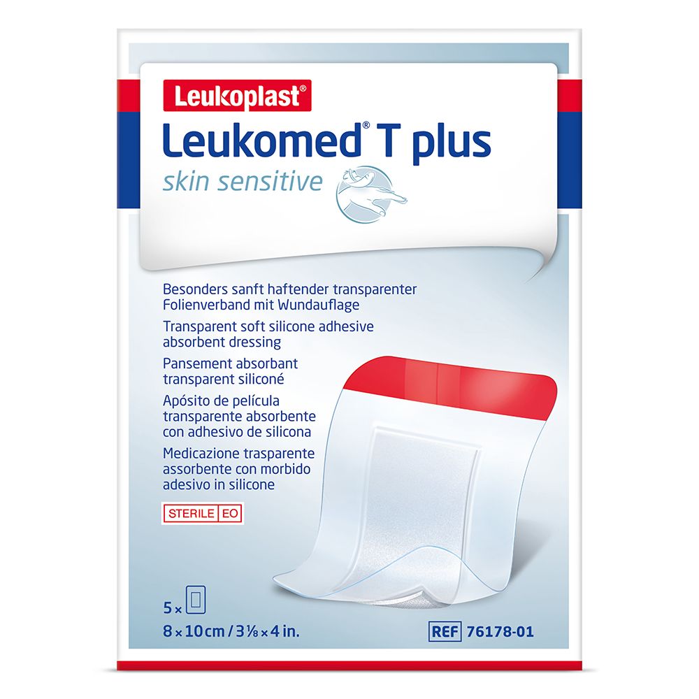 LEUKOMED T Plus S&S 5 Medicazioni 8x10