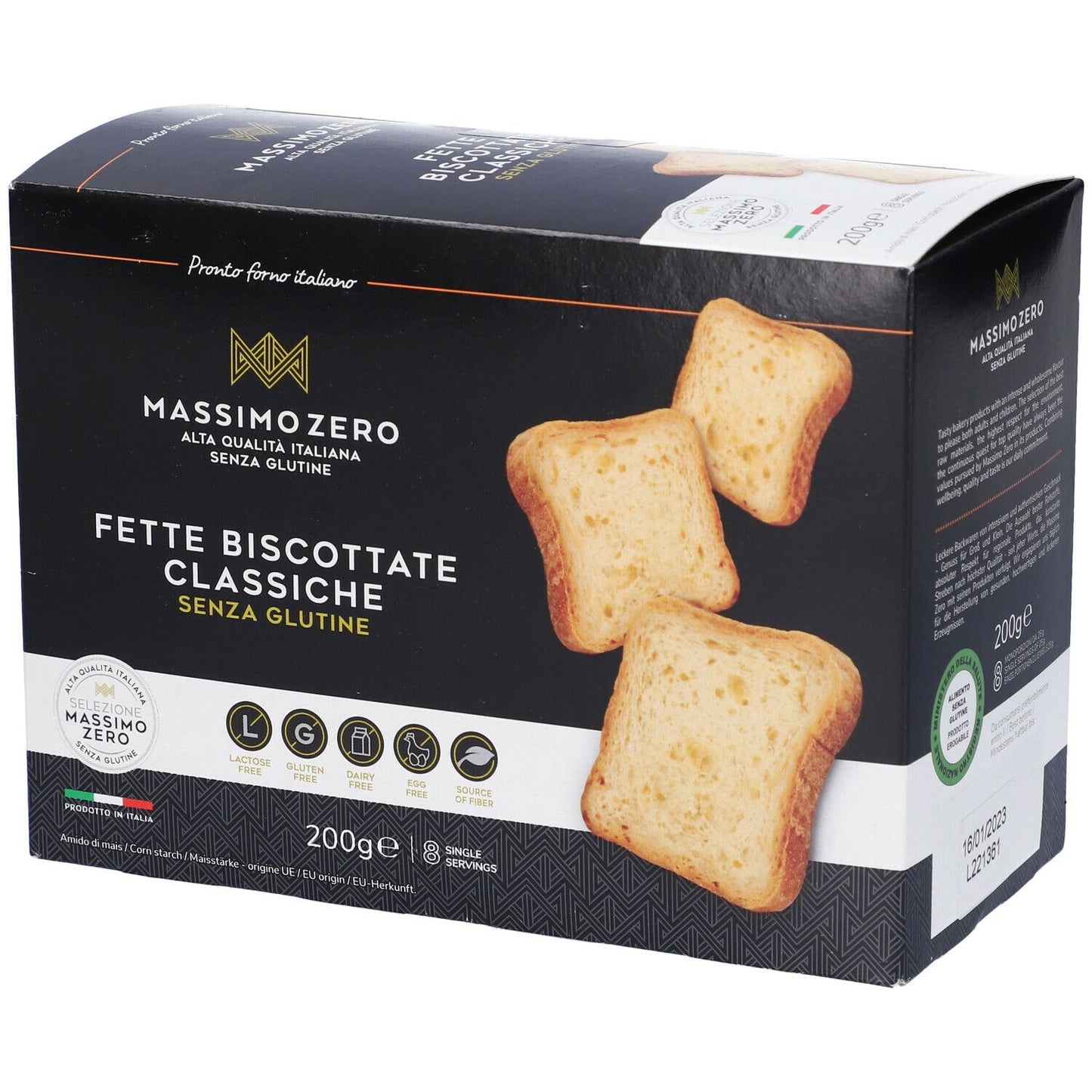 MASSIMO ZERO FETTE BISC 200G