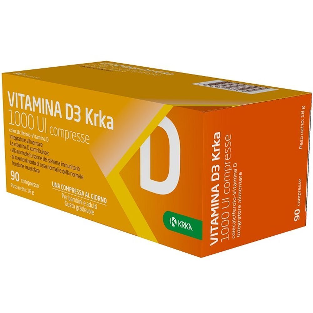 VITAMINA D3 KRKA 1000 UI 90CPR