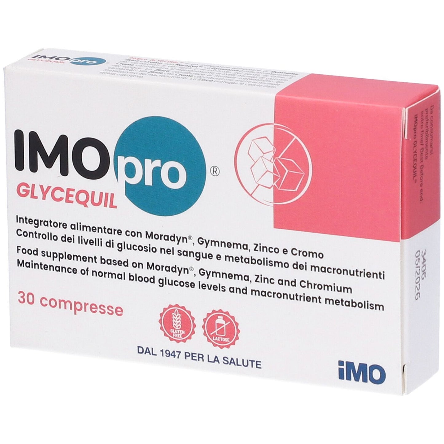 IMOPRO GLYCEQUIL 30CPR 780MG