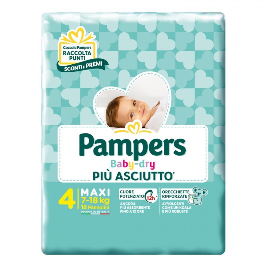 PAMPERS BD DOWNCOUNT MAXI 18PZ