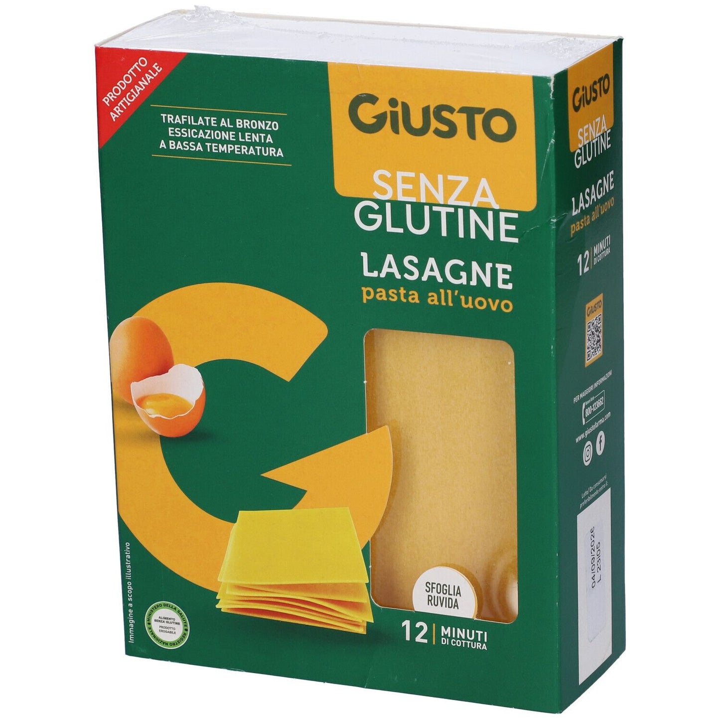 984866210 - GIUSTO S G SFOGLIE LASAGNE250G