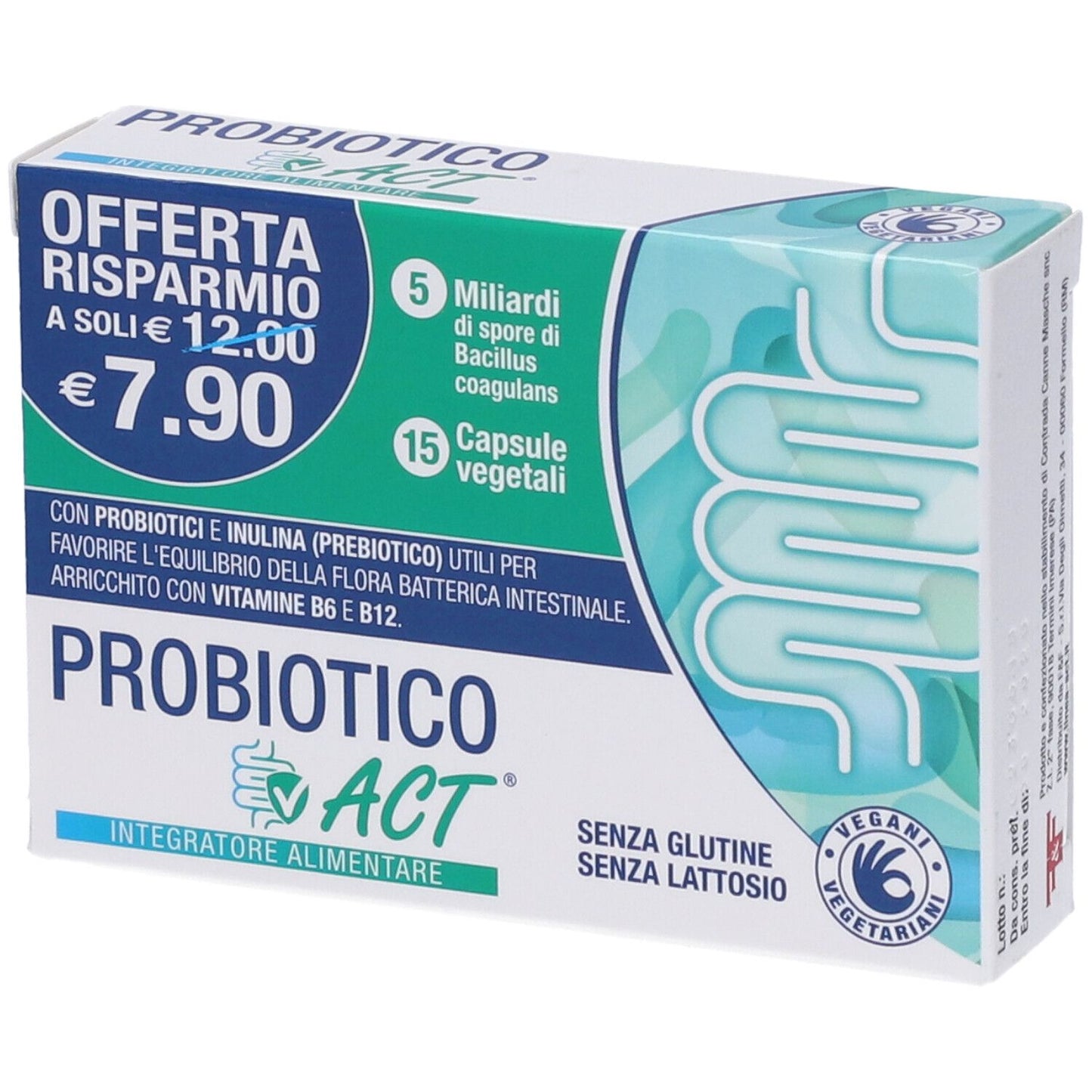 985999453 - PROBIOTICO ACT 15CPS VEGETALI