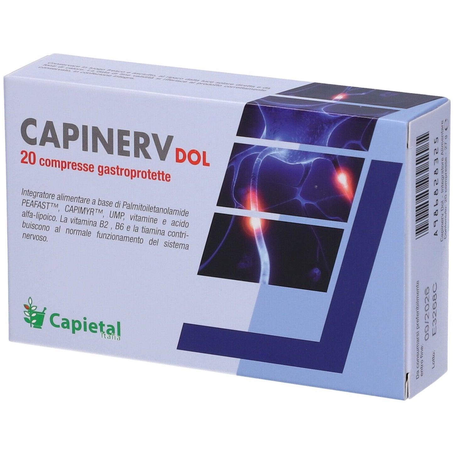 986828325 - CAPINERV DOL 20CPR GASTROPROT