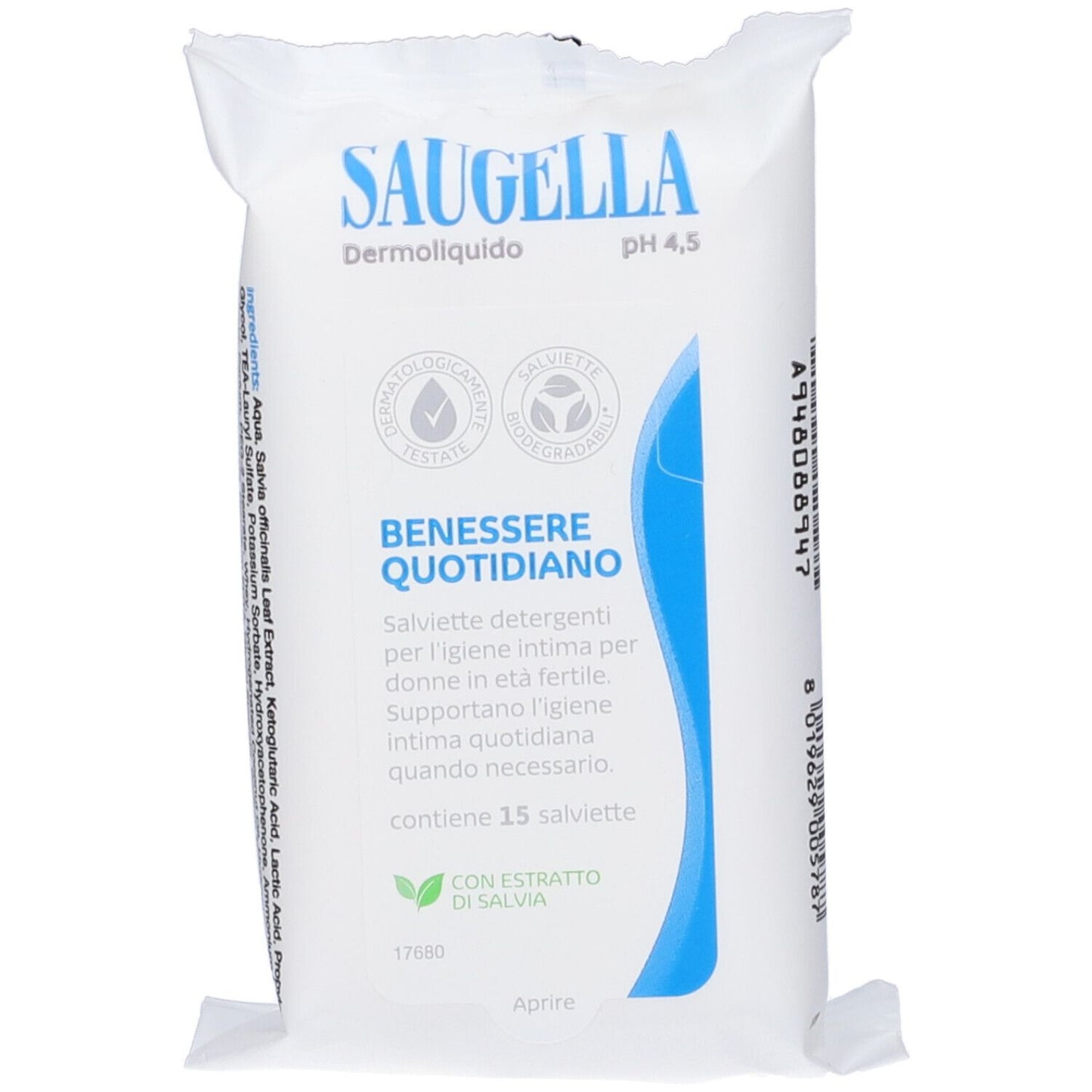 SAUGELLA DERMOLIQUIDO SALV 15P