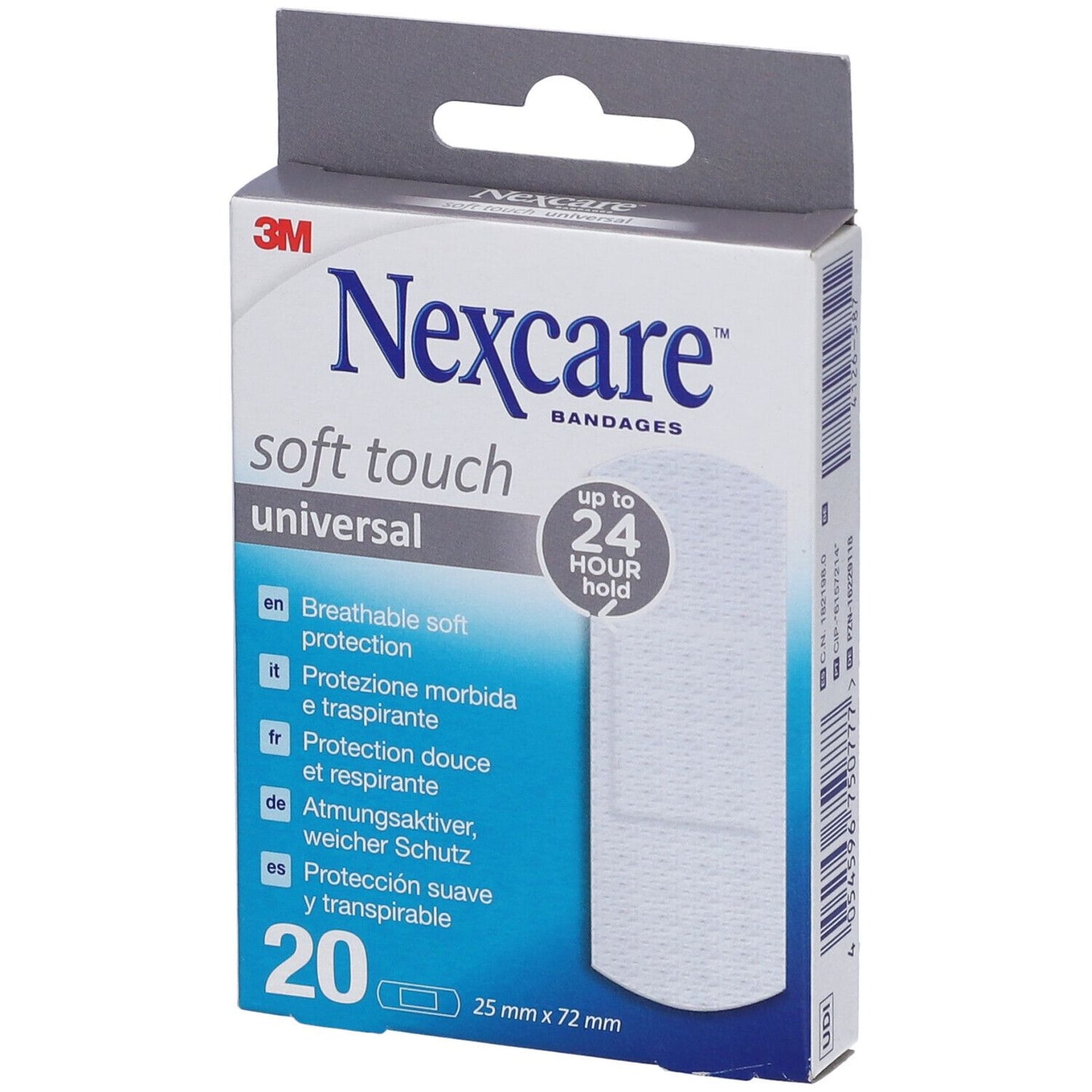 3M NEXCARE CER SOFT 25X72MM