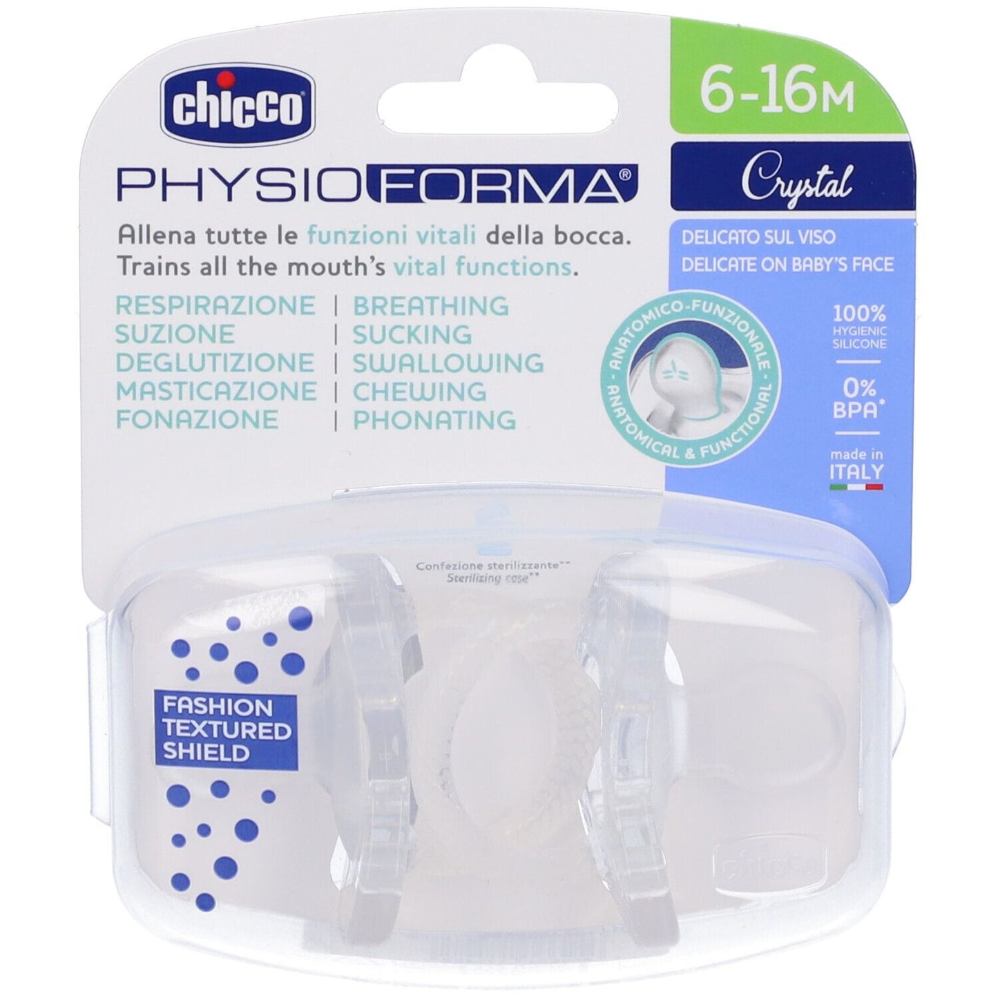 CH GOMM SIL CRYSTAL 6-16 2PZ